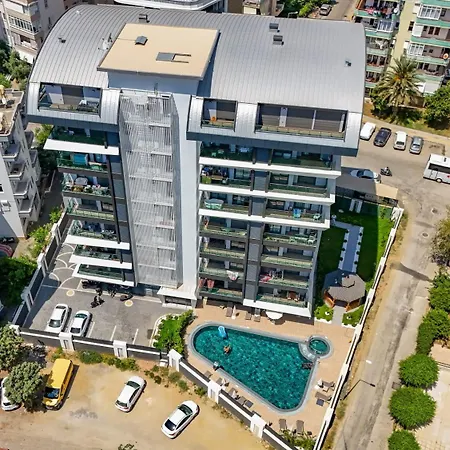 Luxury Near Cleopatra -midpoint Residence-38 * Alanya
